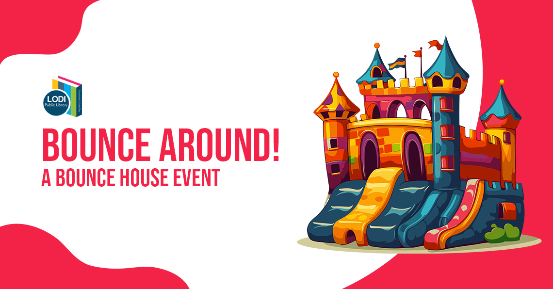 promotional design for bounce around event