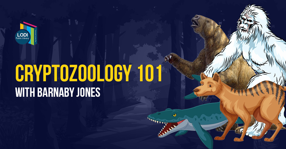 promotional design for cryptozoology 101