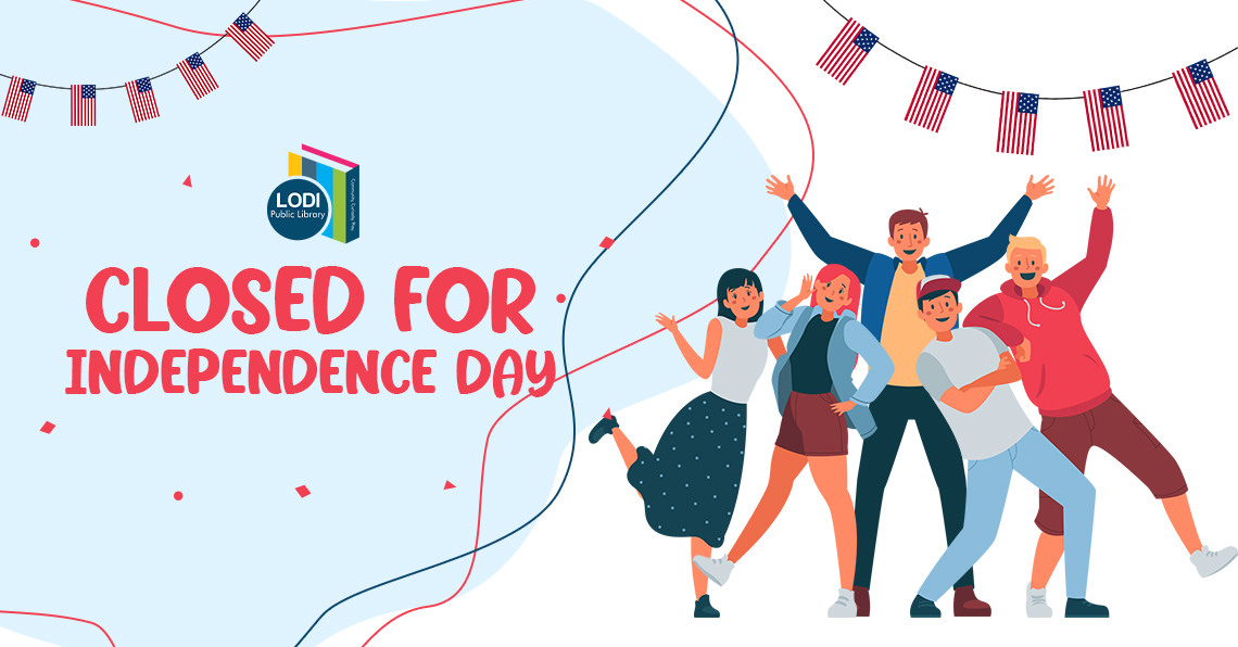 promotional slider for closed for july 4th holiday