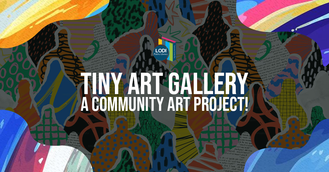 promotional slider for tiny art gallery