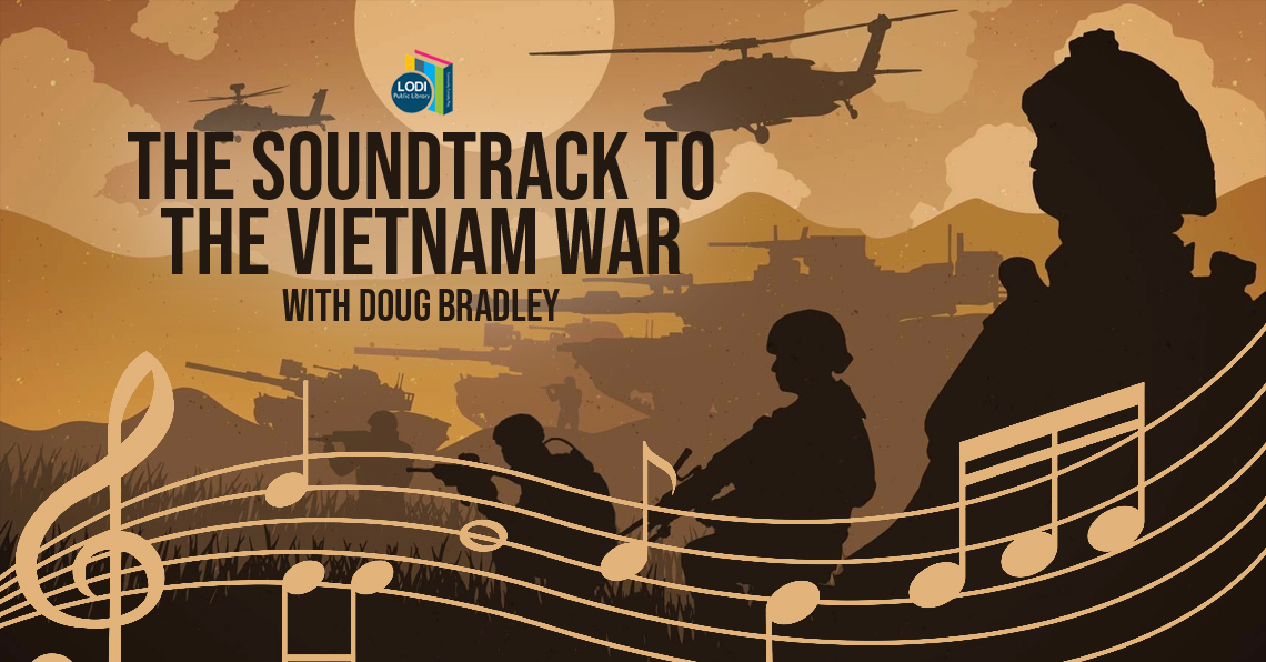 promotional design for soundtrack to the vietnam war