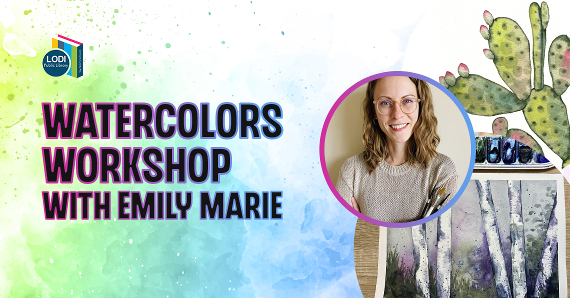 promotional slider of the watercolors workshops